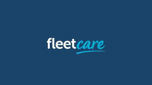 fleetcare logo and we know the way slogan gif